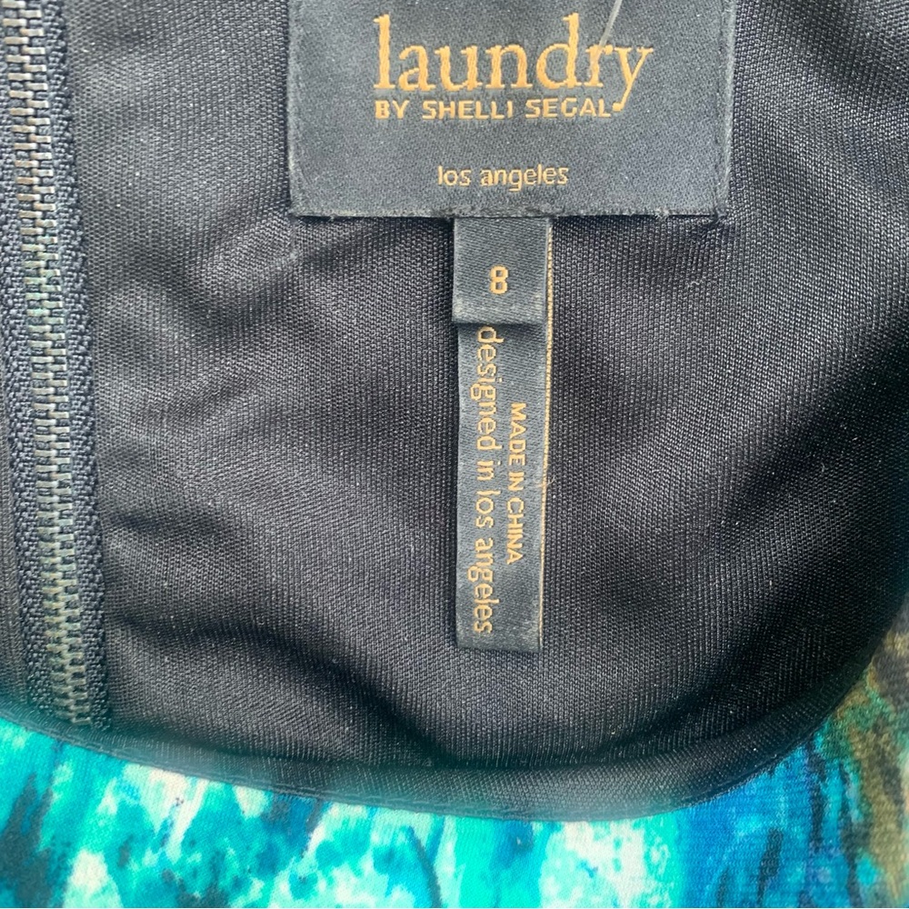 Laundry Shelli Segal Python Tile Stripe Sheath Sl… - image 2